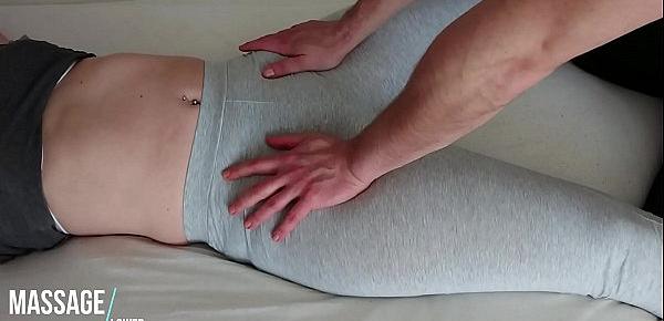  Yoga Pants - touch her Teen pussy